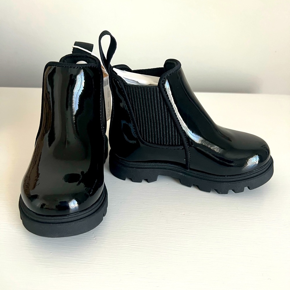 Native Kids Boots - Kensington Treklite Gloss Child Black - Size 7 (Little Kid)